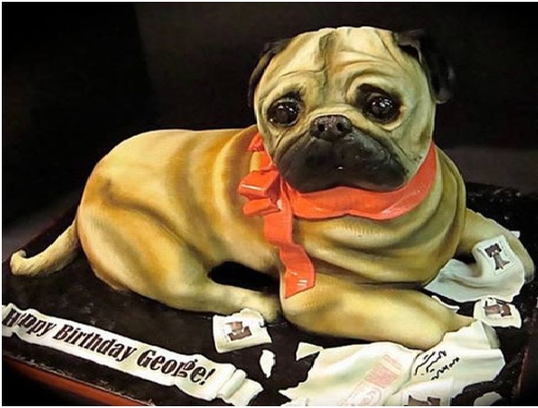 Bulldog Cake-Most Amazing Dog-Shaped Cakes