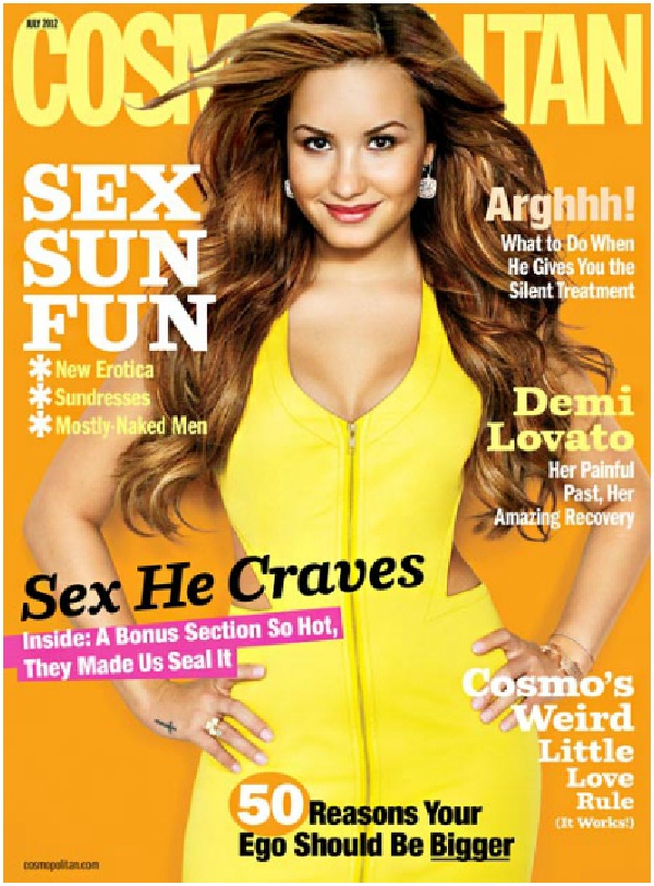 Demi Lovato's Cosmo Magazine Fail-12 Hilarious Photoshop Fails That Will Make You Say WTF