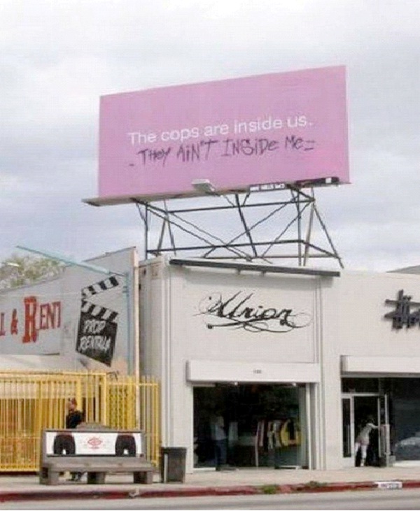 Speak For Yourself-Funniest Billboard Graffiti