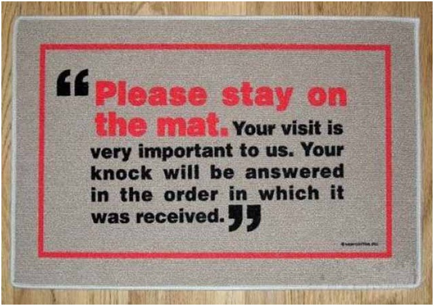 Please Stay On The Mat-12 Creative And Funny Doormats Ever