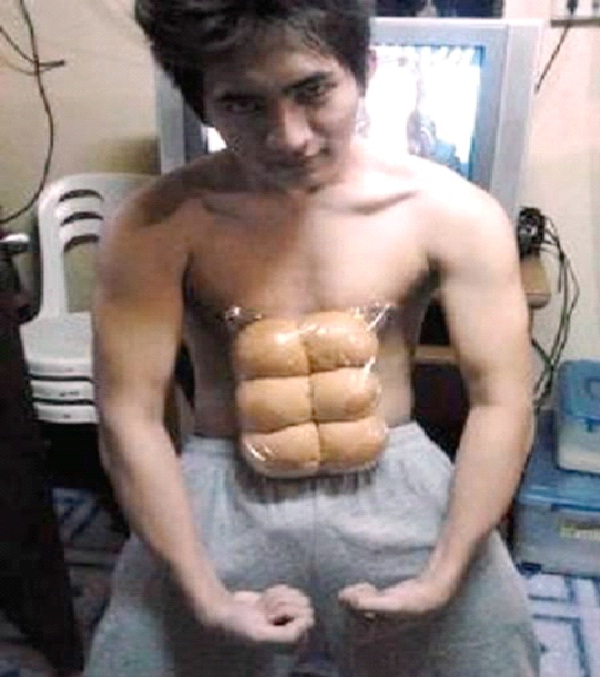 Buns Of Steel-Worst Fake Six Pack Fails