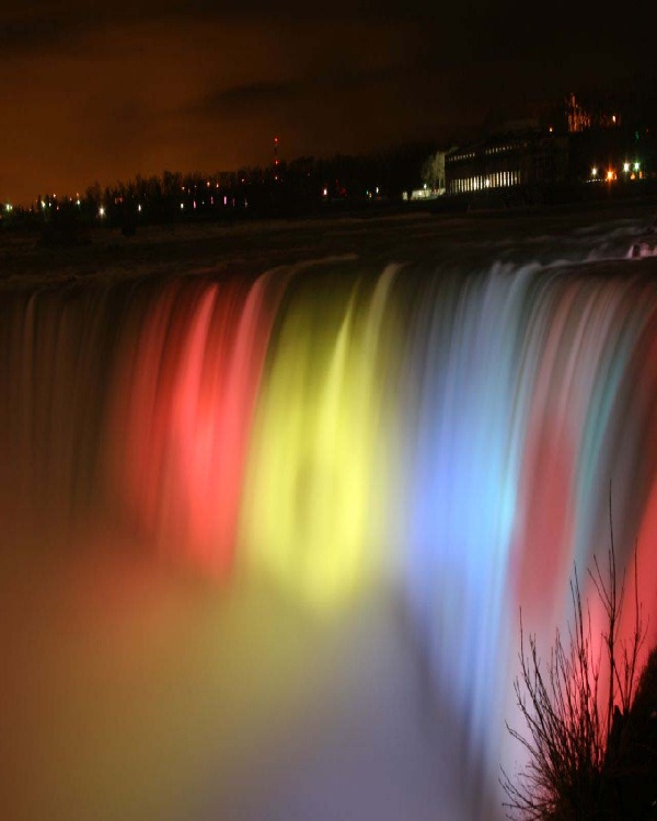 Multicolored waterfall-Amazing Water Falls!