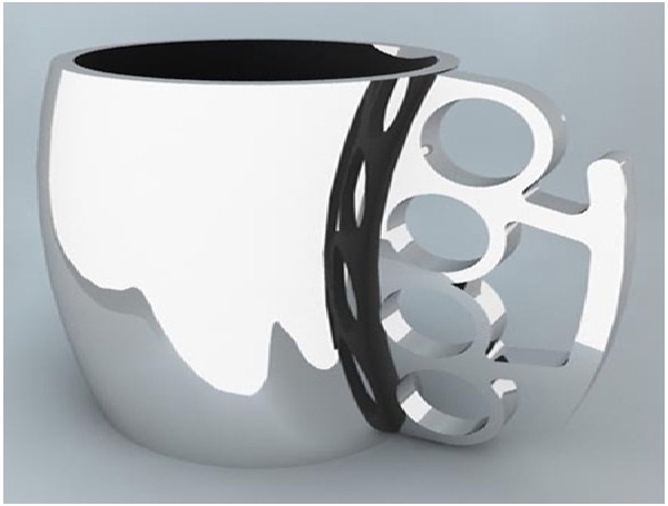 Silver Knuckles Mug-Coolest Coffee Mugs