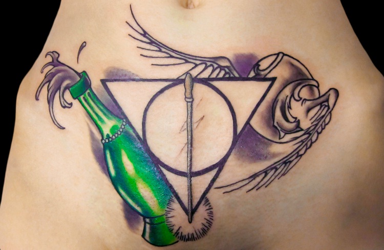 So much going on-Best Harry Potter Tattoos