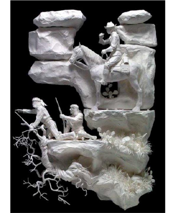 Cowboy-Most Amazing Paper Sculptures