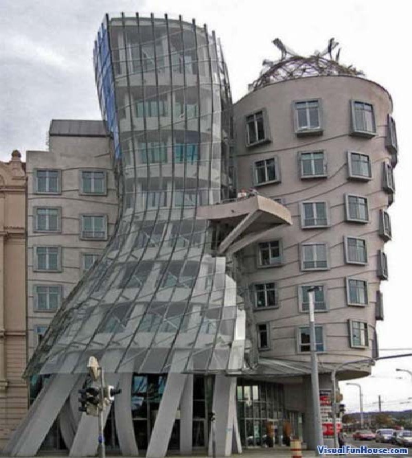 Warped building-Incredible Architectural Illusions