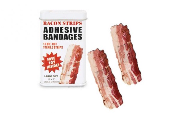 Adhesive bandages-Craziest Products Inspired By Bacon