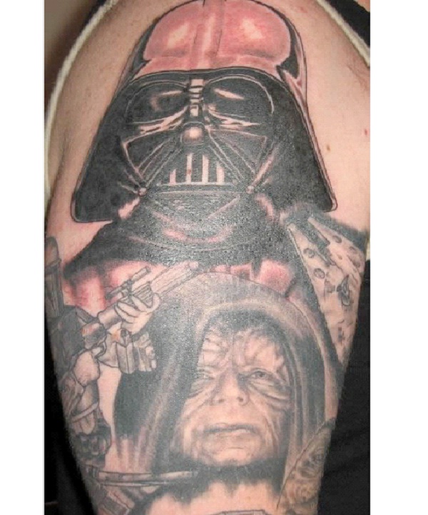 Darth Vader and Emperor-Star Wars Tattoos