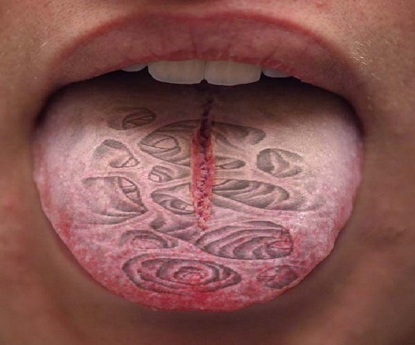 Tongue-Craziest New Types Of Tattoos