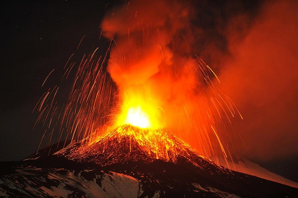 Etna - Italy-Most Active Volcanoes In The World