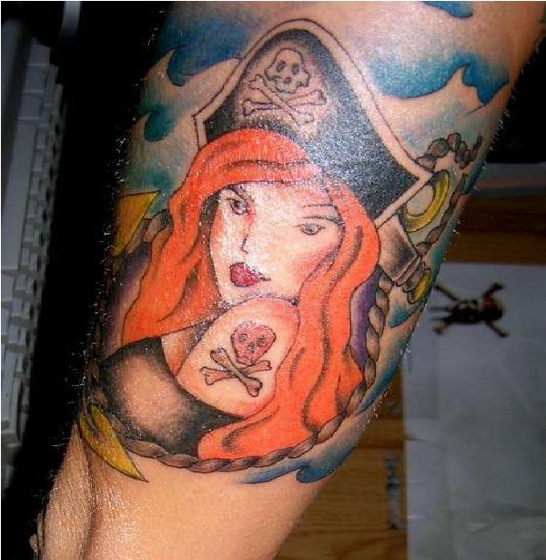 Pirate girl-Pirate Tattoos