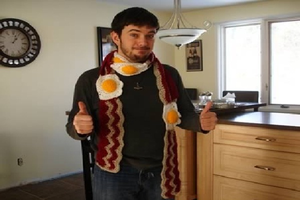 Bacon and eggs-Insane Scarves