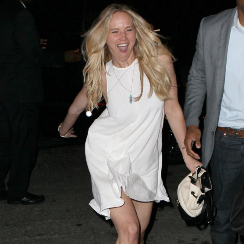Jennifer Lawrence Got Drunk And Puked All Over The Porch At A Party-15 Trashy Things Celebs Have Done Drunk