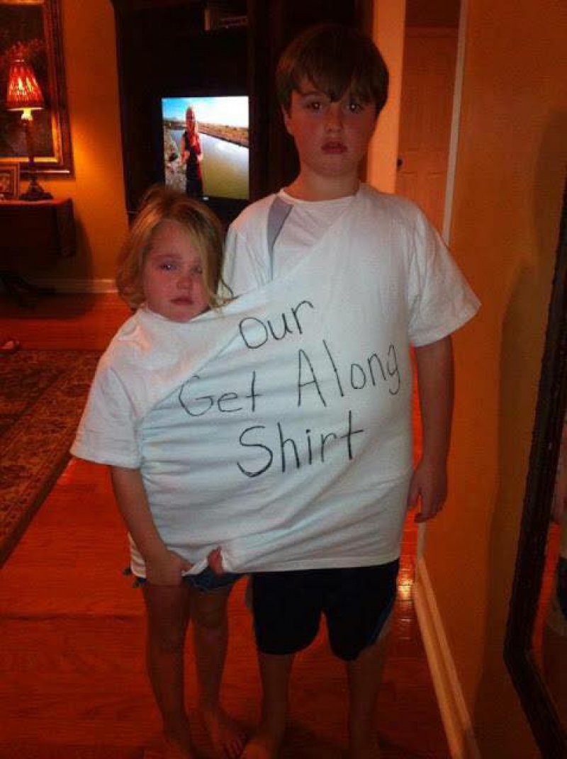 The Get-along Shirt-15 Parenting Hacks That Will Make You Super Parents