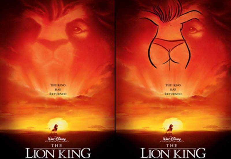 Lion King Bikini Poster-15 Images That Will Ruin Your Childhood Forever