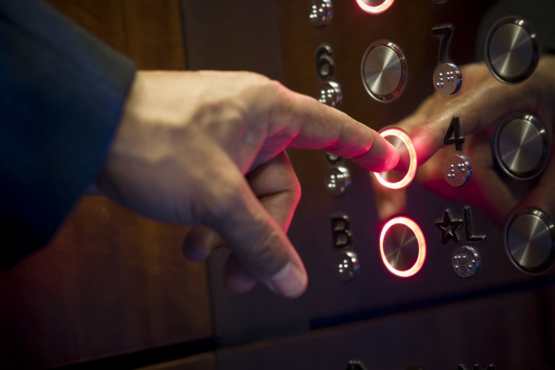 Elevator Buttons-15 Things You Use Daily That Are Actually Dirtier Than Your Toilet Seat