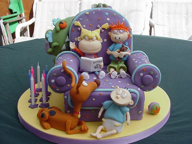 Rugrats Cake-15 Amazing 3D Cartoon Model Cakes Ever