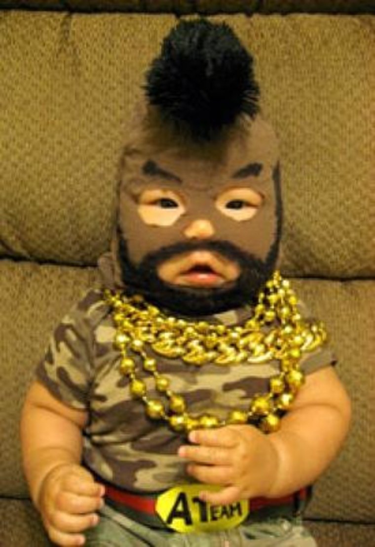 This Funny Mr. T Costume-15 Disgusting Kids Halloween Costumes Ever