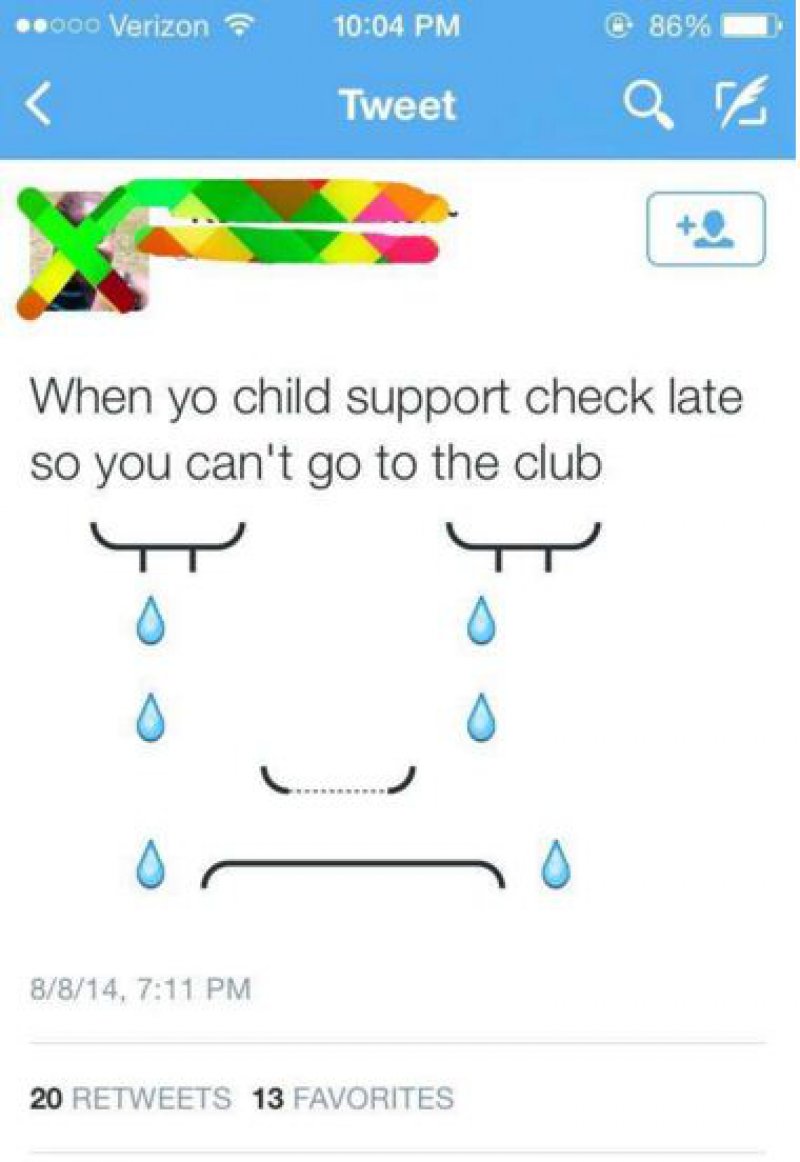 Misusing Child Support and Announcing that on Twitter-15 Most Disgusting People In The History Of Twitter