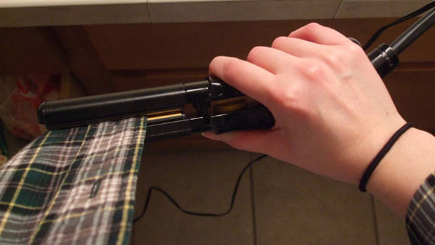 Use Your Hair Straightener to Iron Clothes-15 Lazy Hacks That Will Make Your Life Simpler