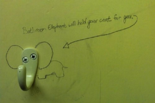 How Cute-15 Hilarious Toilet Graffiti Images Ever