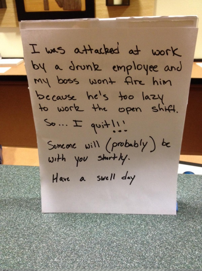 This Quiet Yet Painful Exit-15 People Who Quit Their Job In Style