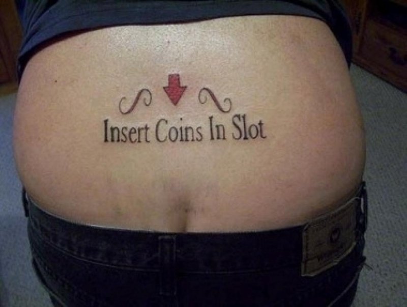 Butt Bank-15 Most Inappropriate Tattoos Ever 