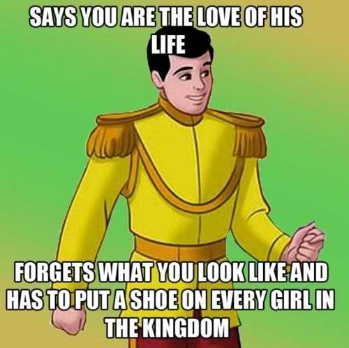 Prince charming-15 Hilarious Disney Memes That Will Make You Lol