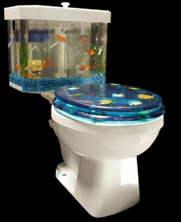 Fish Tank-Amazing Toilet Seats