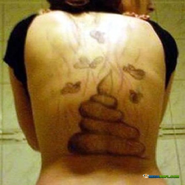 Poo-Worst Back Tattoos