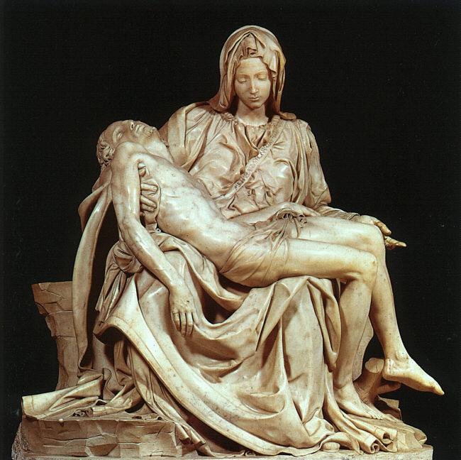 Pieta -Michelangelo (1475-1564)-The Most Famous Sculptures In The World