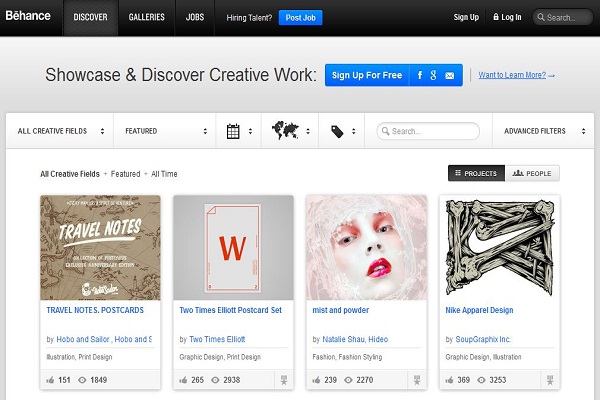 Behance.net-Best Websites For Creative People