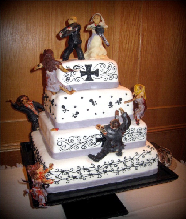 Hurry, run!-Amazing Zombie Wedding Cakes