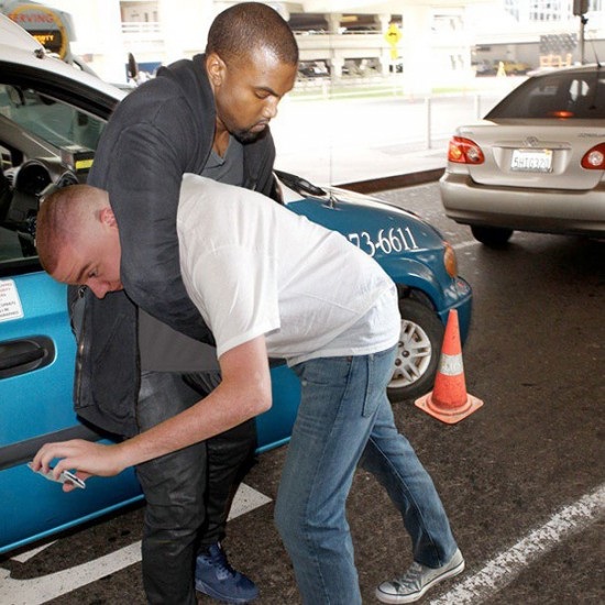 In a headlock-Man Photoshops Himself With Famous Celebrities