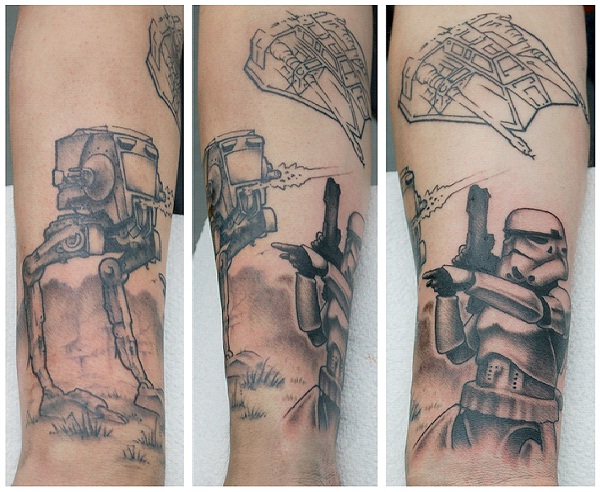 Storm Trooper Battle-Star Wars Tattoos