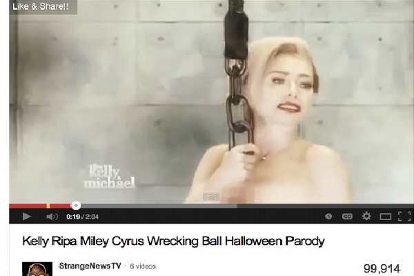 Miley Cyrys Wrecking Ball - By Kelly Ripa-Best Song Parodies