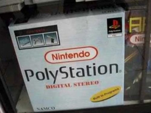 A Polystation by Nintendo?-Replica Products That Don't Quite Make It