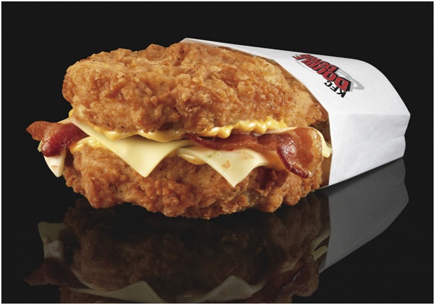 KFC Double Down-Worst Fast Food Ideas Ever
