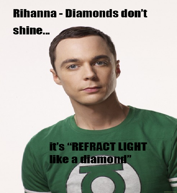 Diamonds-Best Sheldon Cooper Quotes