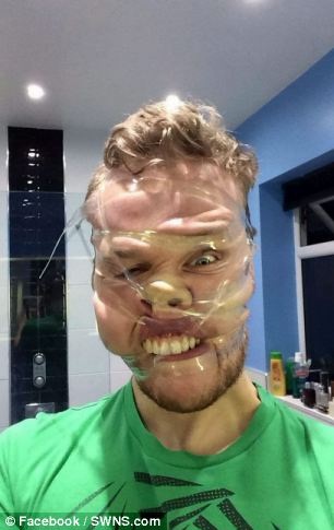 One eye only-Sellotape Selfies