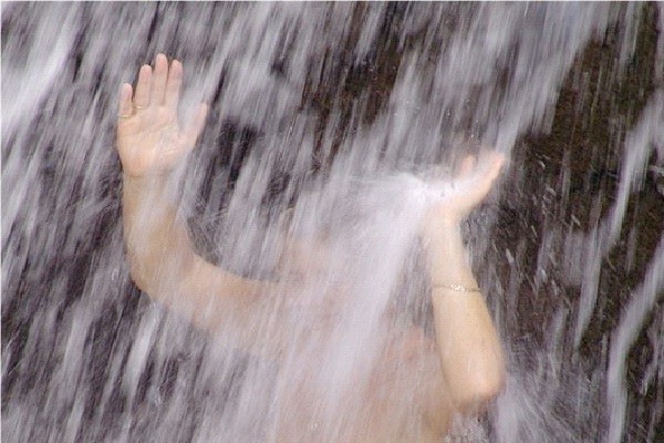 Shower In A Waterfall-Best Bucket List Ideas