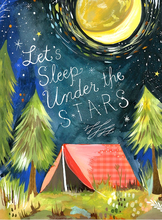 Sleep Under The Stars-Teenage Bucket List