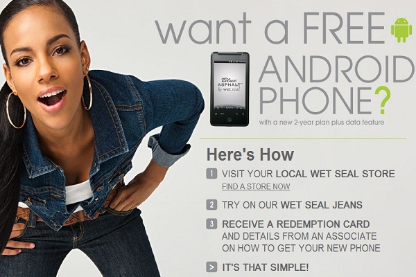 Try jeans, get a phone-Strangest Promotions And Combos