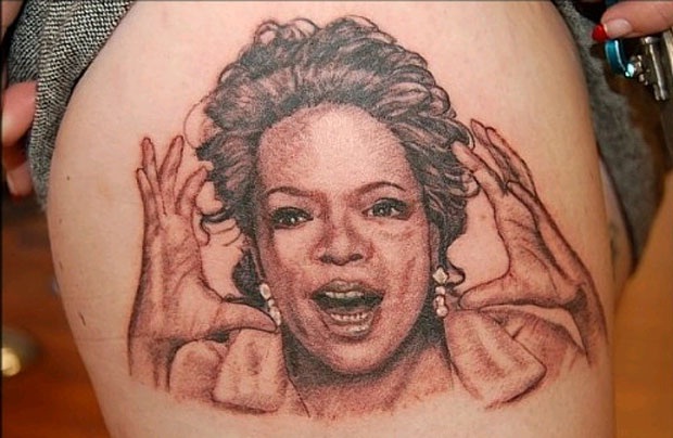 Oprah Winfrey-Worst Celebrity Faces Tattoos
