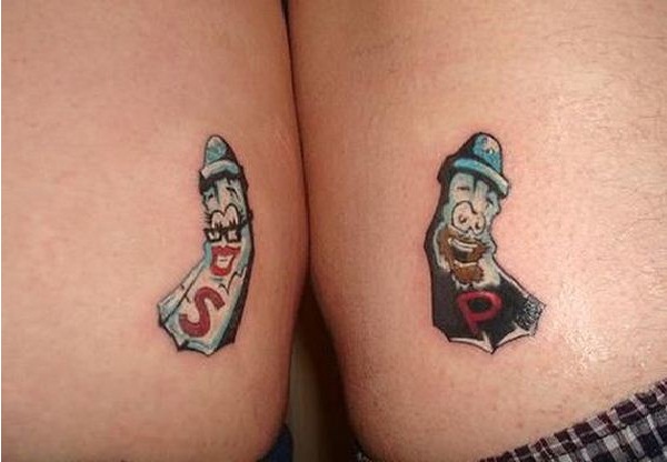 Salt and pepper-Best Couple Tattoos