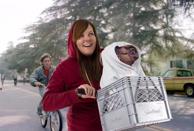E.T. the Extra Terrestrial Halloween Costume-Simple Halloween Costumes You Can Make Within A Day