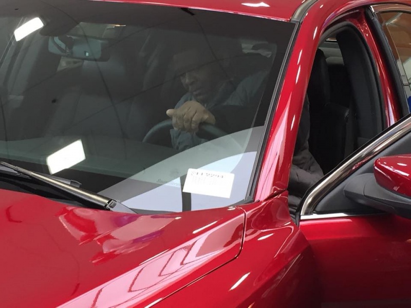 James Response-Man Who Walked 21 Miles To And Fro His Job For 10 Years Is Surprised With New Car