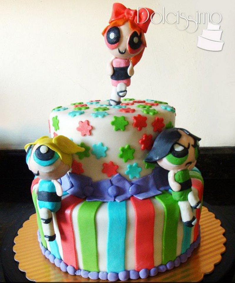 The Powerpuff Girls Cake-15 Amazing 3D Cartoon Model Cakes Ever