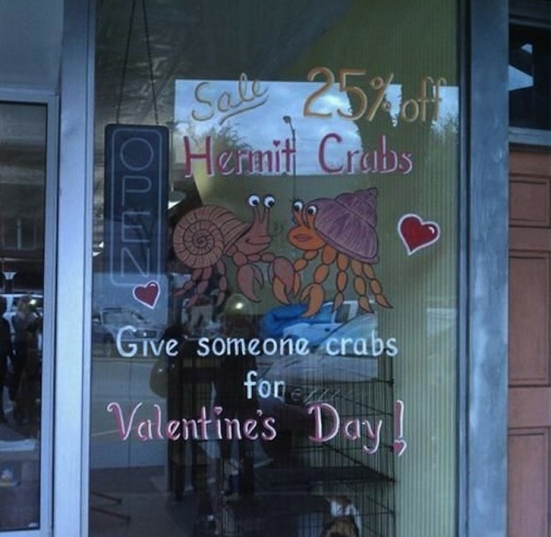 How About Crabs as Valentine's Day Gift?-15 Disgusting Valentine's Day Gifts Ever