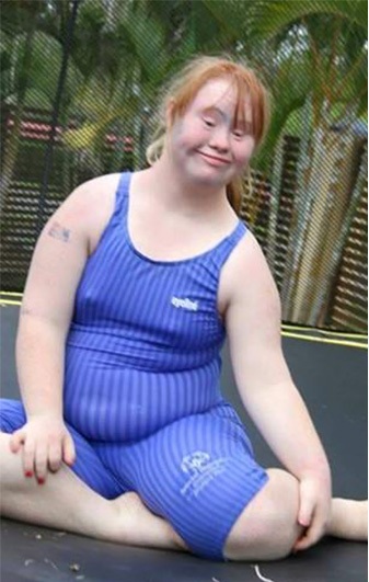 This is Maddy a Few Years Ago-Meet Madeline, A Teen Model With Down Syndrome